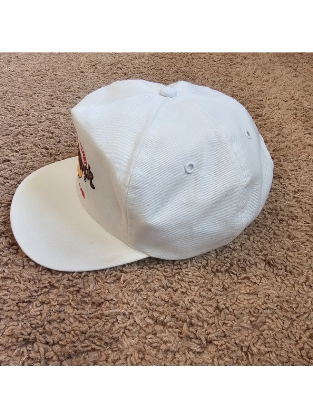 Vintage Hard Rock Cafe London Hat Save the Planet White Strapback Baseball Cap - Picture 8 of 11